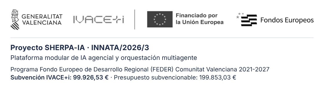 Sello oficial del proyecto SHERPA-IA · INNATA/2026/3